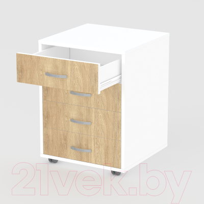 Тумба Seven Dreams SD-253 выкатная 4 ящика