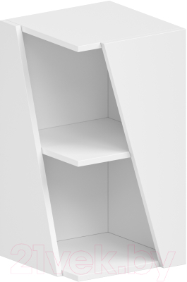 Шкаф для ванной ЗОВ Кито 40 / CK40LWMWMR (правый, белый) - фото