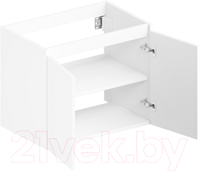 Тумба под умывальник ЗОВ Монови 80 / M80LW0LW (подвесная/белый)