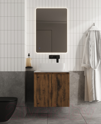 Тумба под умывальник ЗОВ Монови 60 / M60LA0LAS (напольная/аттик)