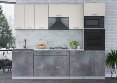 Кухонный гарнитур Интерлиния Мила Лайт 2.6 ВТ