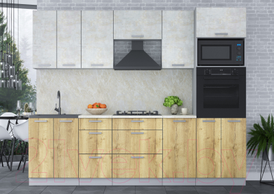 Кухонный гарнитур Интерлиния Мила Лайт 2.6 ВТ