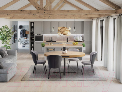 Обеденный стол Halmar Mercy раскладной 120-160x120x80