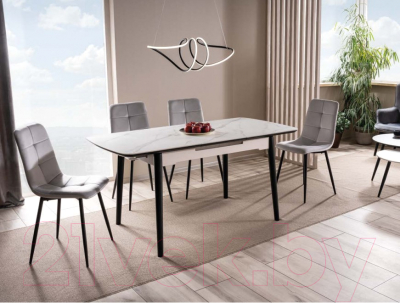 Обеденный стол Signal Apollo 120-160x80