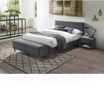 Прикроватная тумба Signal Azurro Velvet