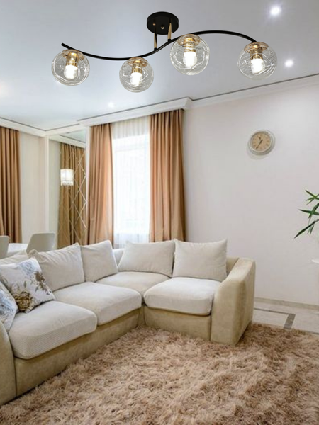 Потолочный светильник Mirastyle SX-N-9056/4 CF+FG