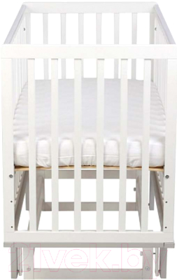 Детская кроватка Polini Kids Simple 340 с маятником / 0003147-04