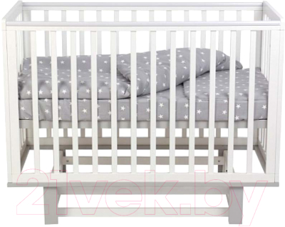 Детская кроватка Polini Kids Simple 340 с маятником / 0003147-04