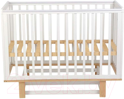 Детская кроватка Polini Kids Simple 340 с маятником / 0003147-17