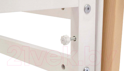 Детская кроватка Polini Kids Simple 340 с маятником / 0003147-17