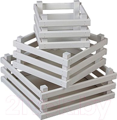 Набор ящиков для хранения Polini Kids Home Boxy / 0003156-04 - фото