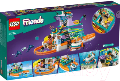 Конструктор Lego Friends Морская спасательная лодка 41734