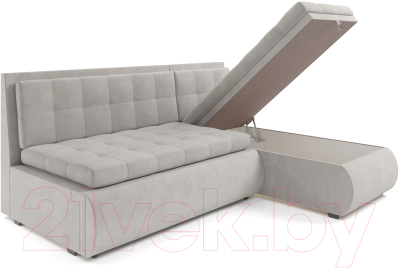 Диван угловой Mebel-Ars Кормак (Cabrio 02 бежевый)