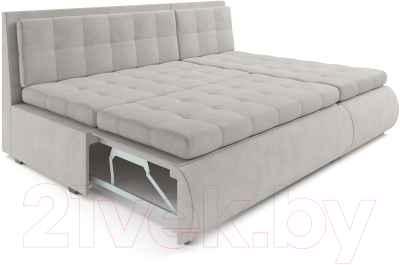 Диван угловой Mebel-Ars Кормак (Cabrio 02 бежевый)