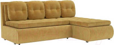 Диван угловой Mebel-Ars Кормак (Cabrio 27 желтый) - фото