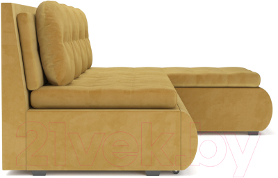 Диван угловой Mebel-Ars Кормак (Cabrio 27 желтый)