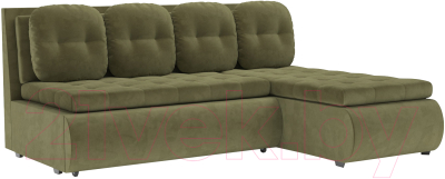 Диван угловой Mebel-Ars Кормак (Cabrio 29 зеленый) - фото