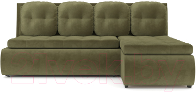 Диван угловой Mebel-Ars Кормак (Cabrio 29 зеленый)