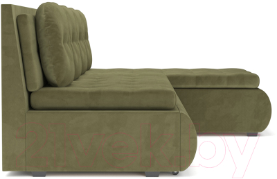 Диван угловой Mebel-Ars Кормак (Cabrio 29 зеленый)