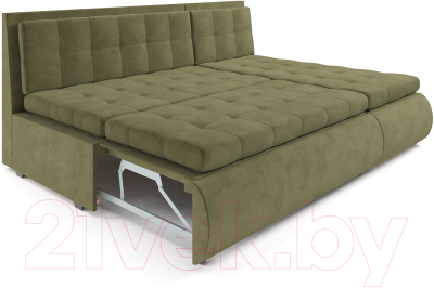 Диван угловой Mebel-Ars Кормак (Cabrio 29 зеленый)