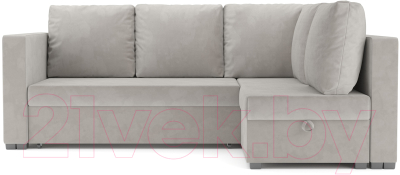 Диван угловой Mebel-Ars Мансберг (Cabrio 02 бежевый)
