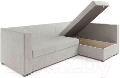 Диван угловой Mebel-Ars Мансберг (Cabrio 02 бежевый)