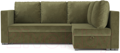 Диван угловой Mebel-Ars Мансберг (Cabrio 29 зеленый)