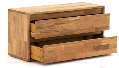 Комод Dipriz Эдгар 2 ящика Д.2300 (дуб/масло)