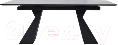 Обеденный стол M-City Богарт 200 / 480M05317 (Titanium Black Pulido/черный)