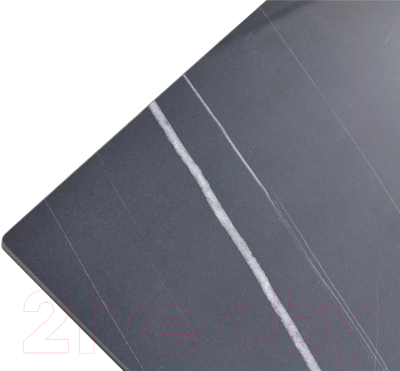 Обеденный стол M-City Богарт 200 / 480M05317 (Titanium Black Pulido/черный)