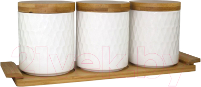 Набор емкостей для хранения Lenardi Bamboo 140-032 - фото