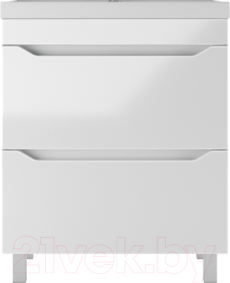 Тумба под умывальник Айсберг Bazis 70 Ева В2 DA5907T - фото