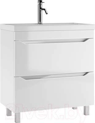 Тумба под умывальник Айсберг Bazis 80 Ева В2 DA5908T