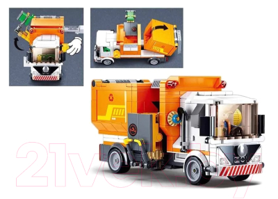 Конструктор Sluban Мусоровоз / M38-B1066