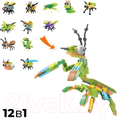 Конструктор QBRIX Kids Мир букашек