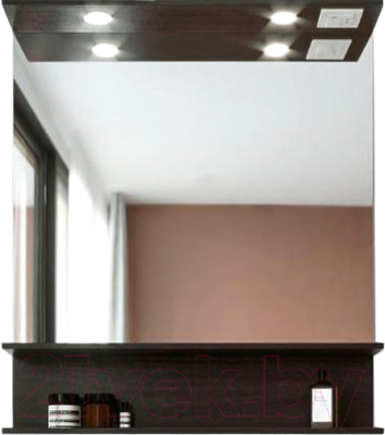 Зеркало Бриклаер Чили 70 (венге) - фото