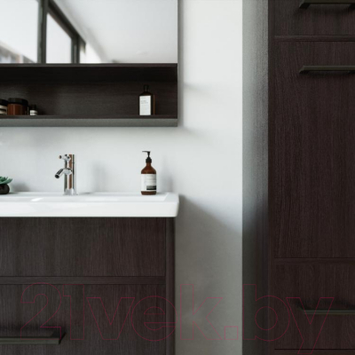 Тумба под умывальник Бриклаер Чили 80 (венге)