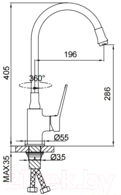 Смеситель Frap F4462-9