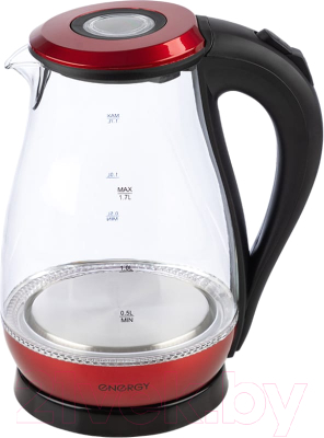 Электрочайник Energy E-204 / 164140 (красный) - фото