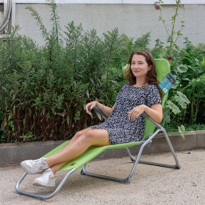 Складной шезлонг ISMA ISMA-LCF12(56584)