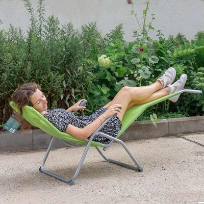 Складной шезлонг ISMA ISMA-LCF12(56584)