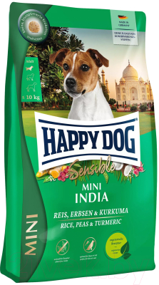 Сухой корм для собак Happy Dog Sensible Mini India / 61245 - фото