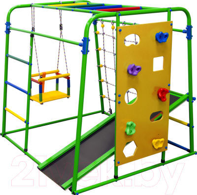 Детский спортивный комплекс Формула здоровья Start Baby2 (салатовый/радуга) - фото