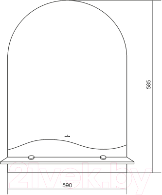 Зеркало Mixline Амели 552587