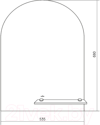 Зеркало Mixline Анис 552588