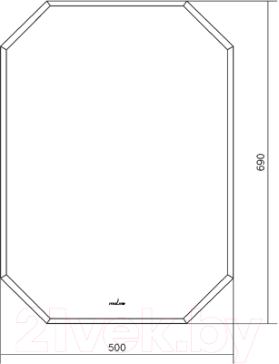 Зеркало Mixline Атлант 552590