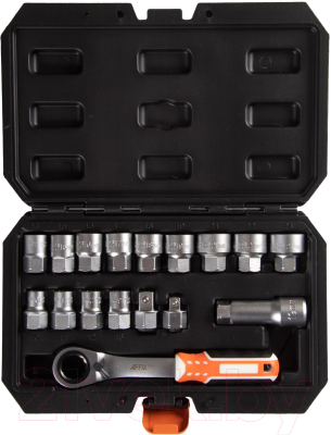 Набор головок слесарных Affix С принадлежностями / AF01917C