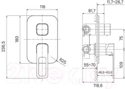 Смеситель IDDIS Slide SLISB00i68