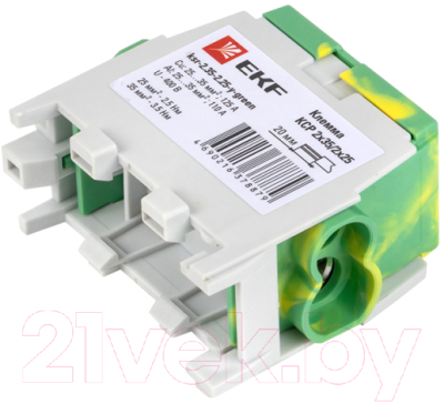 Клемма EKF PROxima ksr-2.35-2.25-y-Green