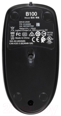 Мышь Logitech B100 / 910-005547